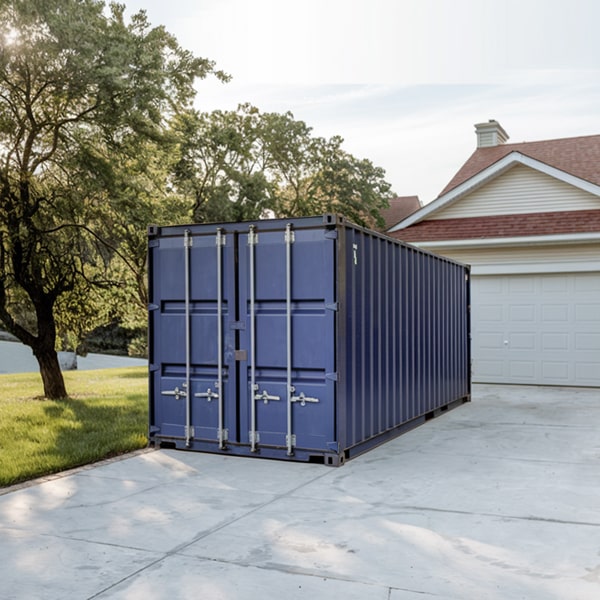 residential storage containers can be rented on a monthly basis for your convenience